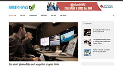 Desktop Screenshot of greennewstv.com