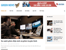 Tablet Screenshot of greennewstv.com